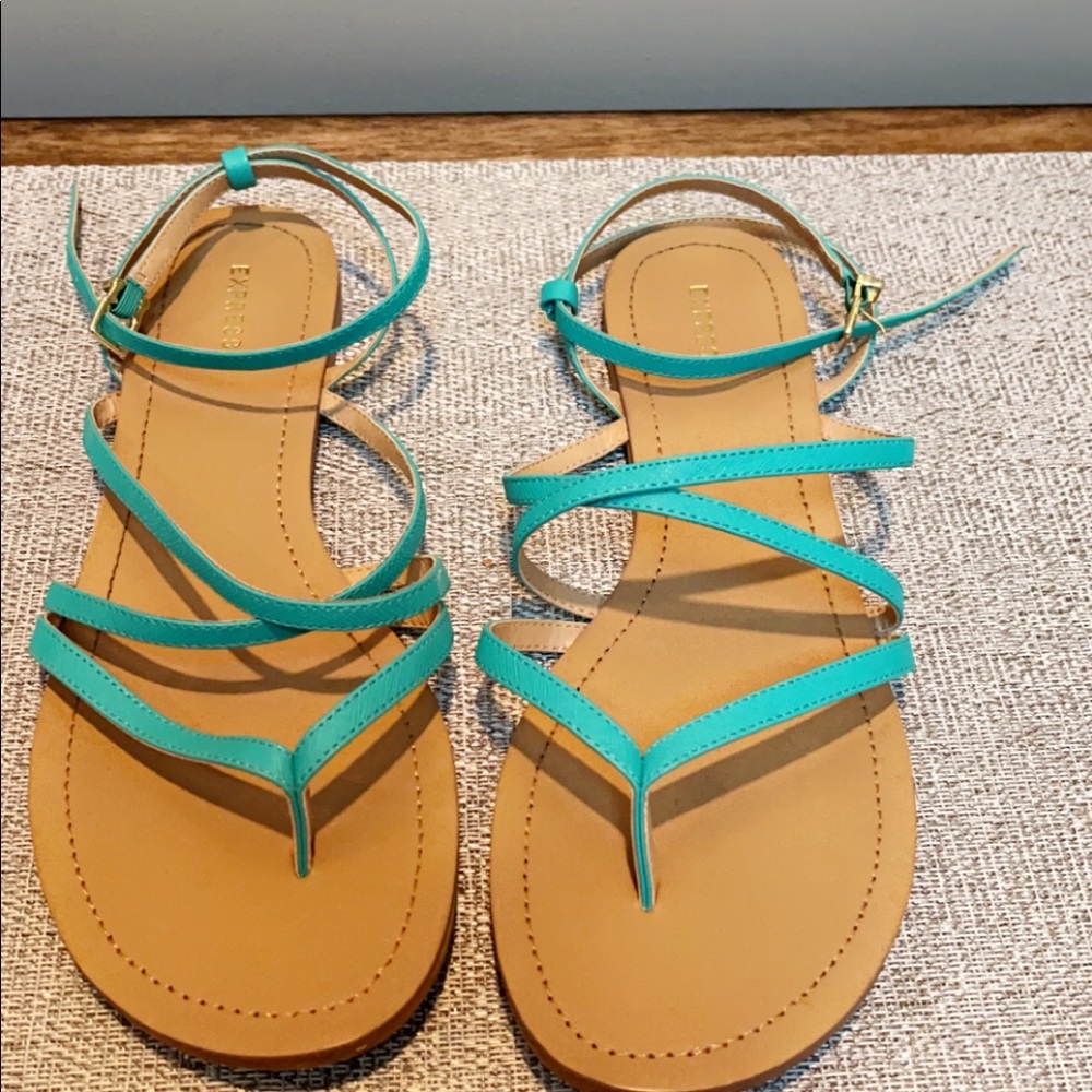 Express Turquoise Sandals